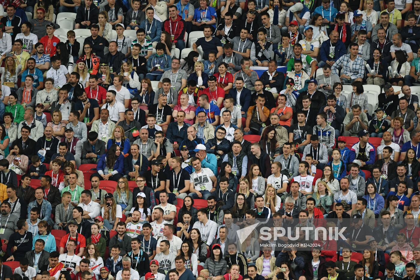 Football. 2017 FIFA Confederations Cup. Portugal vs. Chile