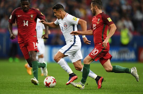 Football. 2017 FIFA Confederations Cup. Portugal vs. Chile