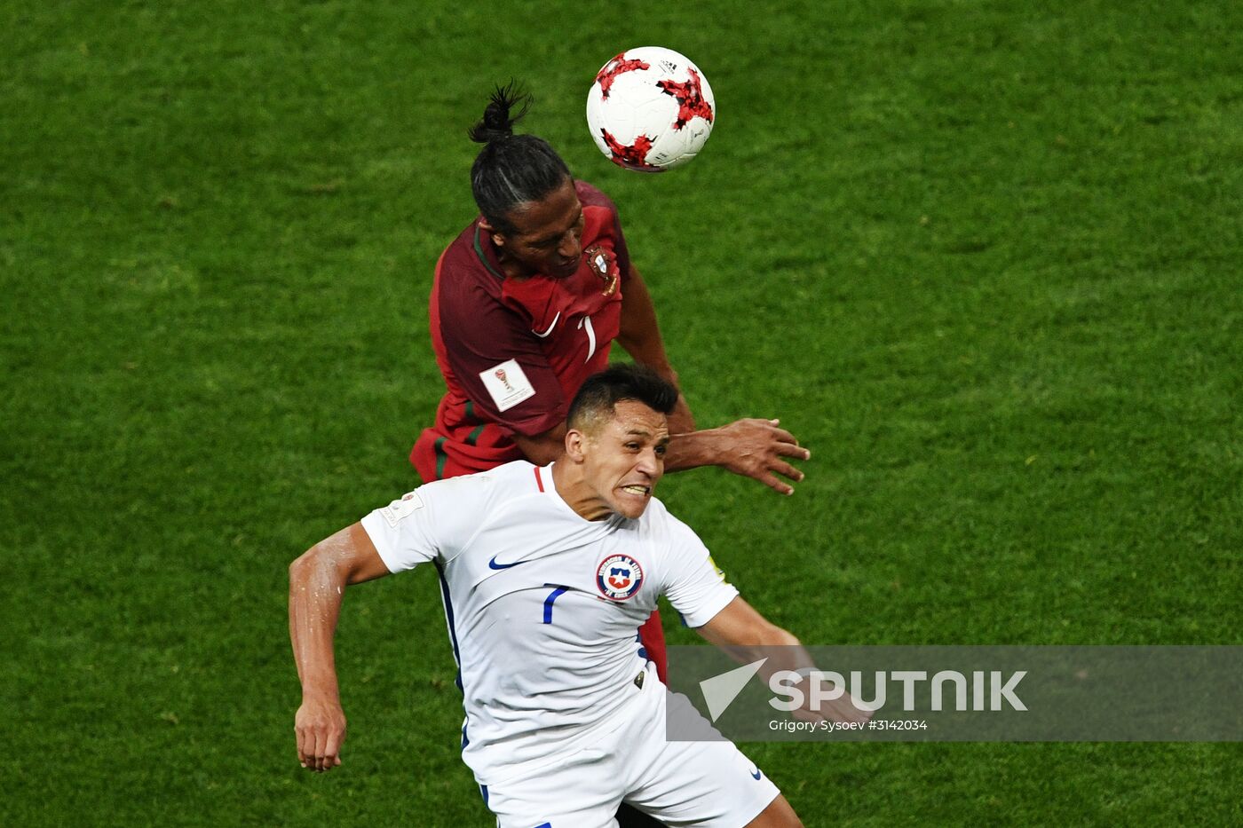 Football. 2017 FIFA Confederations Cup. Portugal vs. Chile