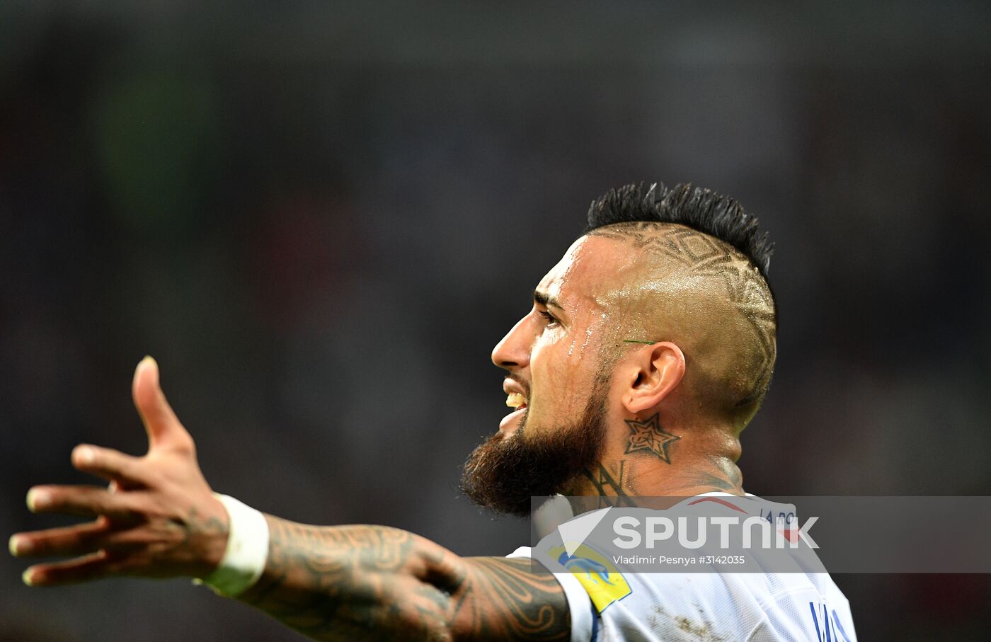 Football. 2017 FIFA Confederations Cup. Portugal vs. Chile