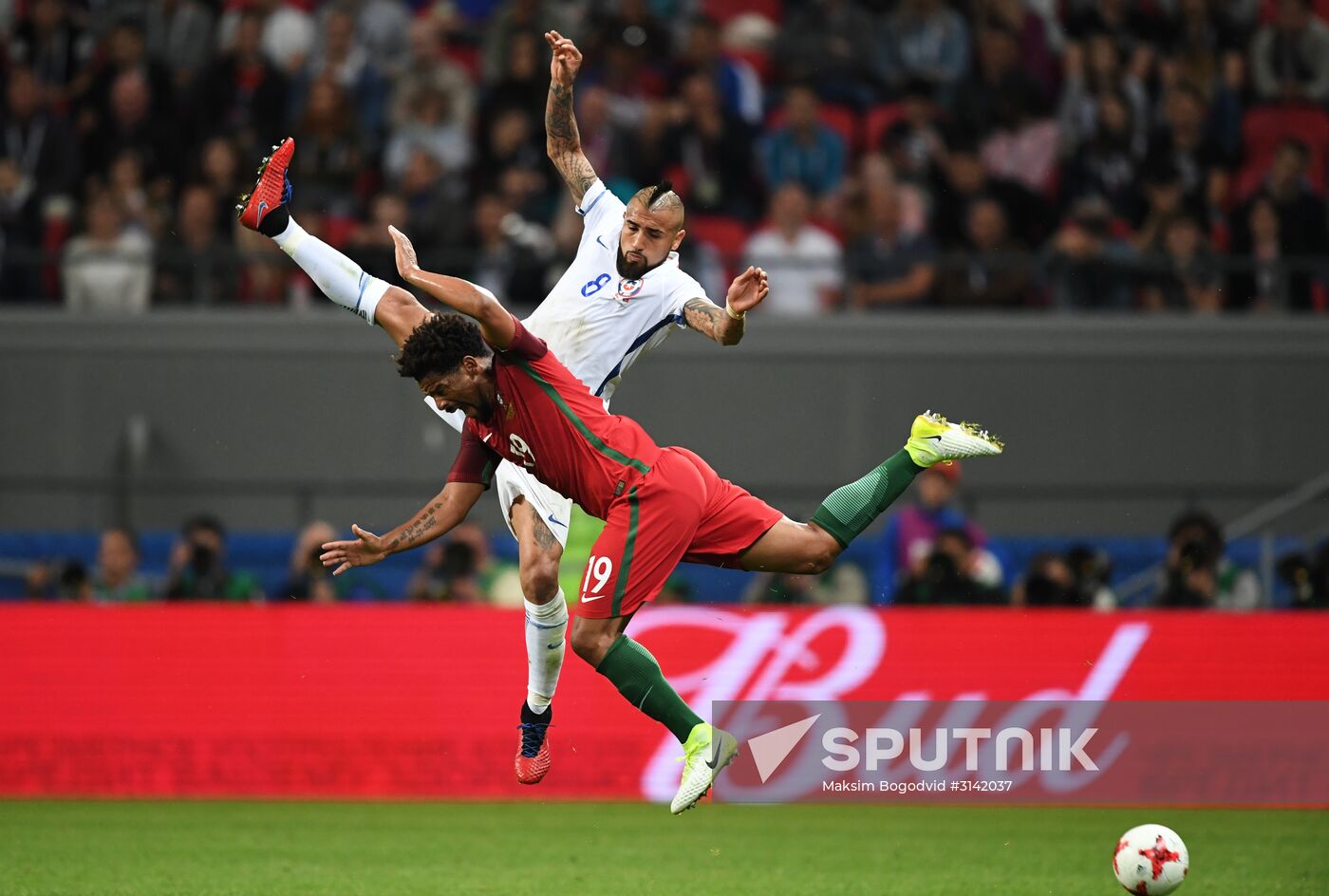 Football. 2017 FIFA Confederations Cup. Portugal vs. Chile
