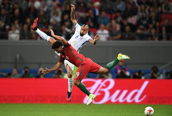 Football. 2017 FIFA Confederations Cup. Portugal vs. Chile