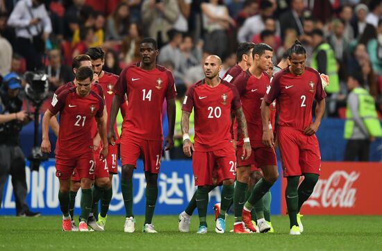 Football. 2017 FIFA Confederations Cup. Portugal vs. Chile