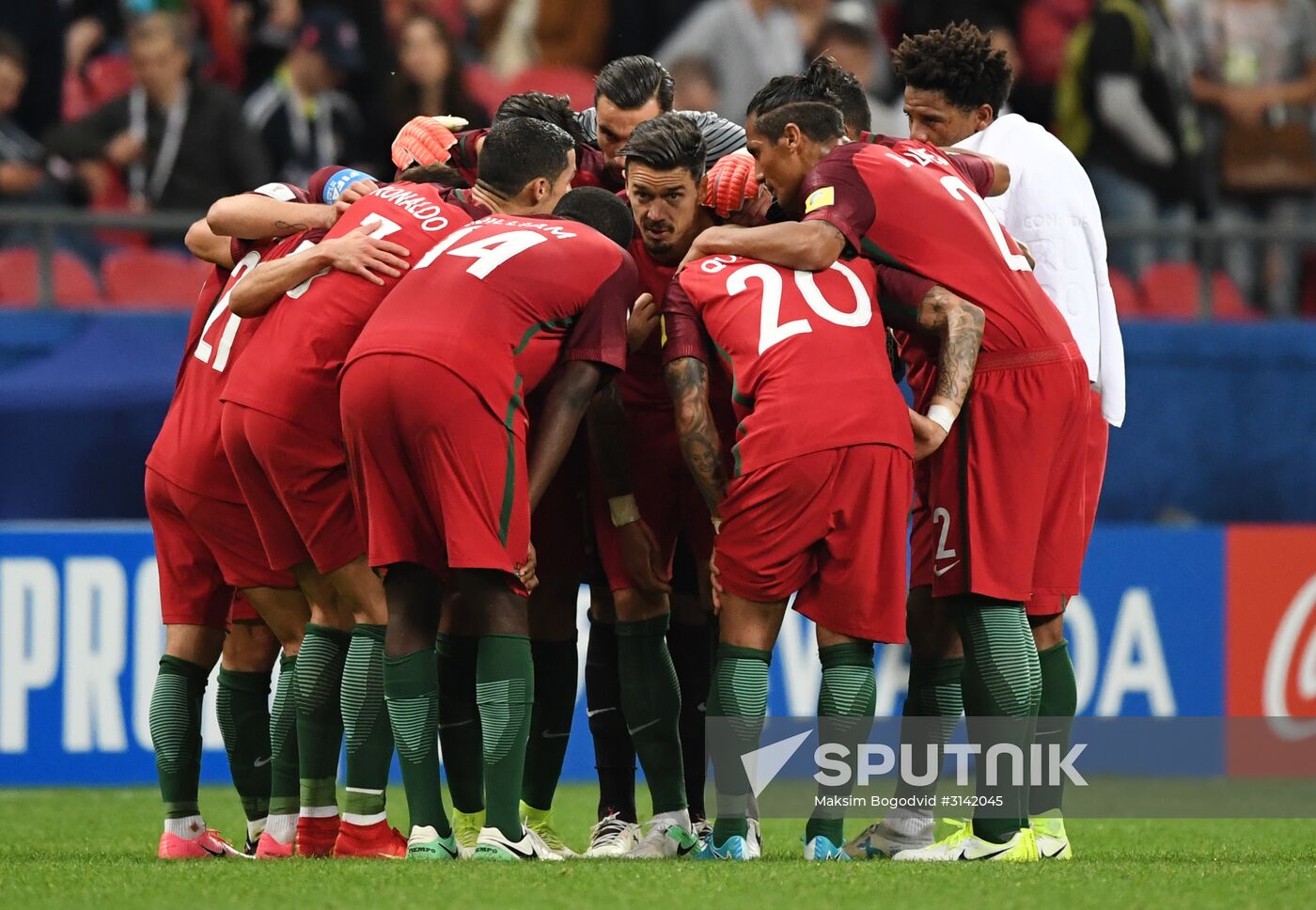 Football. 2017 FIFA Confederations Cup. Portugal vs. Chile
