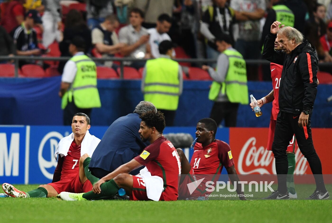 Football. 2017 FIFA Confederations Cup. Portugal vs. Chile