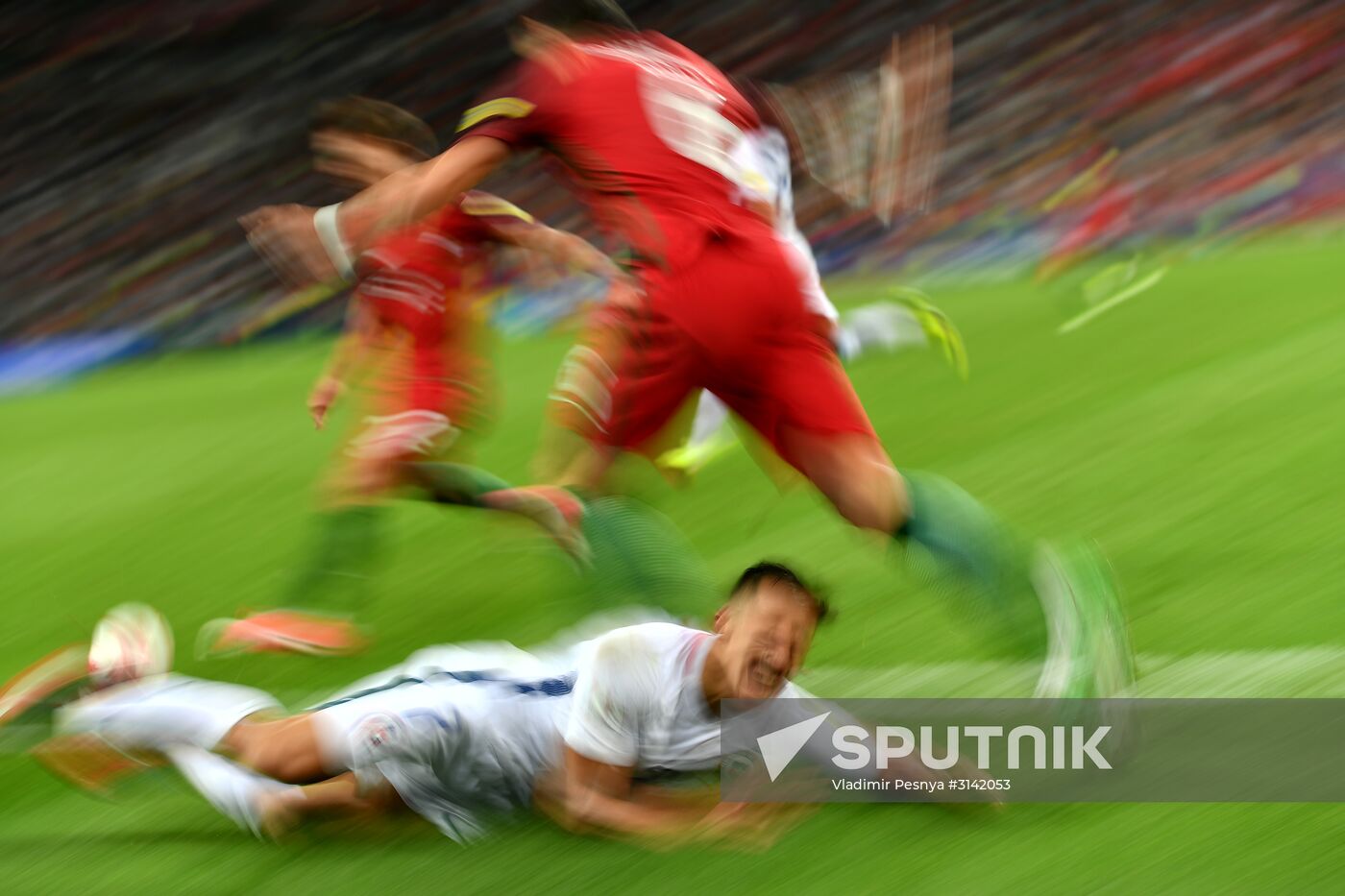 Football. 2017 FIFA Confederations Cup. Portugal vs. Chile