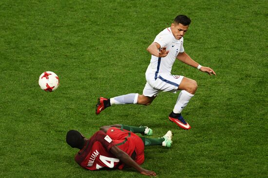Football. 2017 FIFA Confederations Cup. Portugal vs. Chile