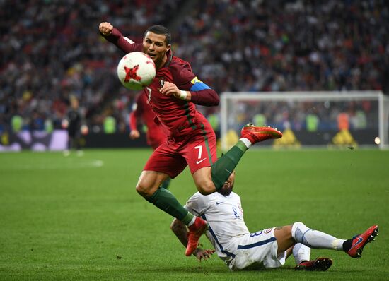 Football. 2017 FIFA Confederations Cup. Portugal vs. Chile