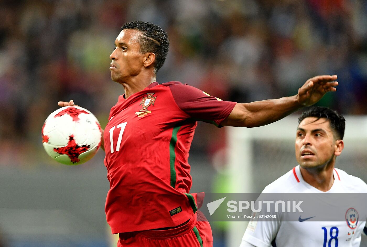 Football. 2017 FIFA Confederations Cup. Portugal vs. Chile