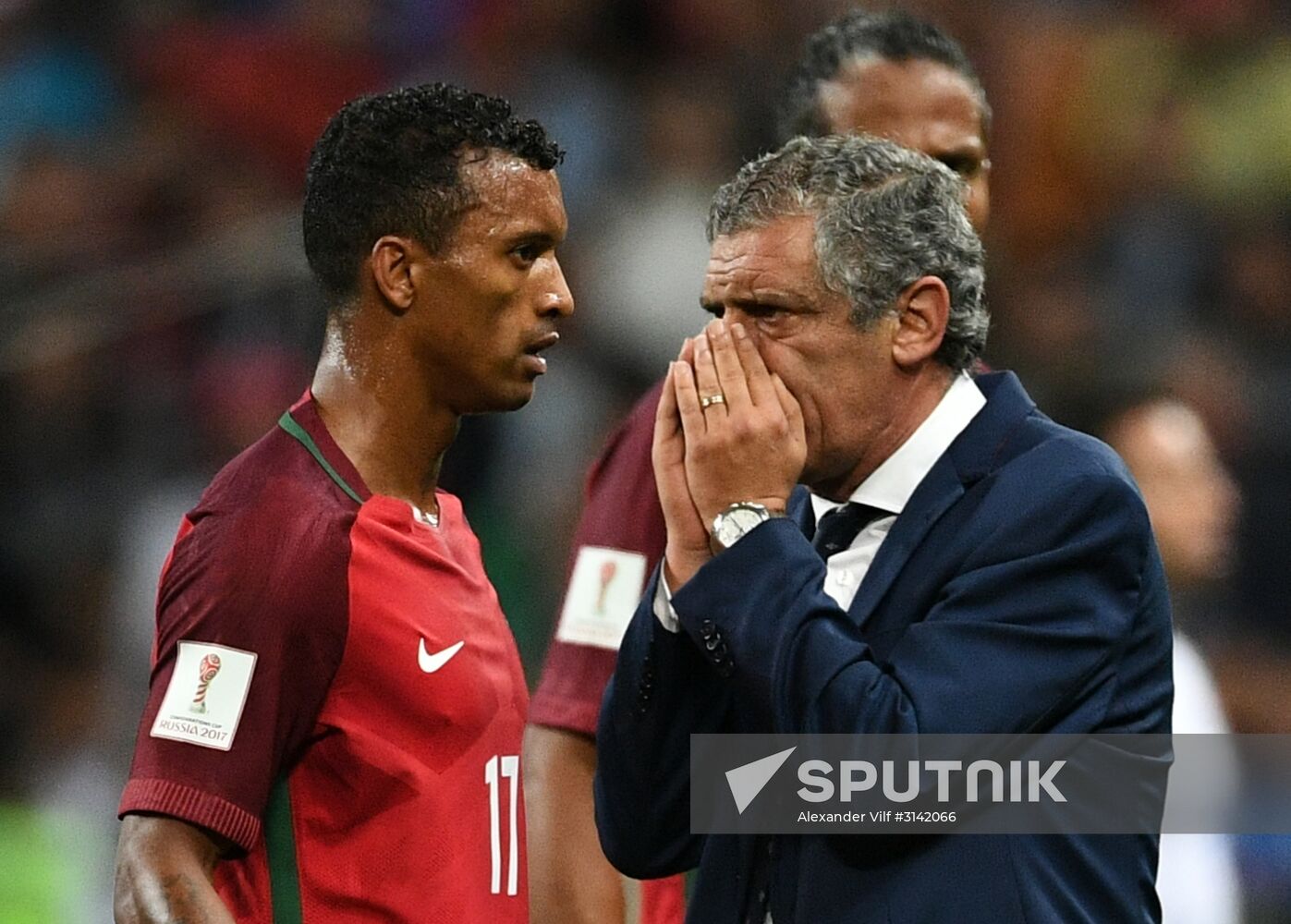 Football. 2017 FIFA Confederations Cup. Portugal vs. Chile