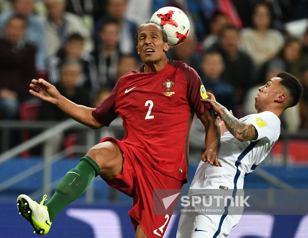 Football. 2017 FIFA Confederations Cup. Portugal vs. Chile