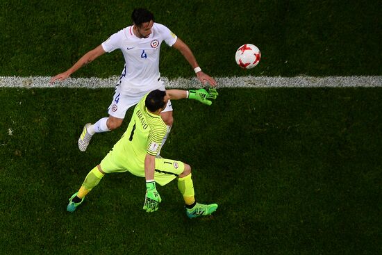 Football. 2017 FIFA Confederations Cup. Portugal vs. Chile