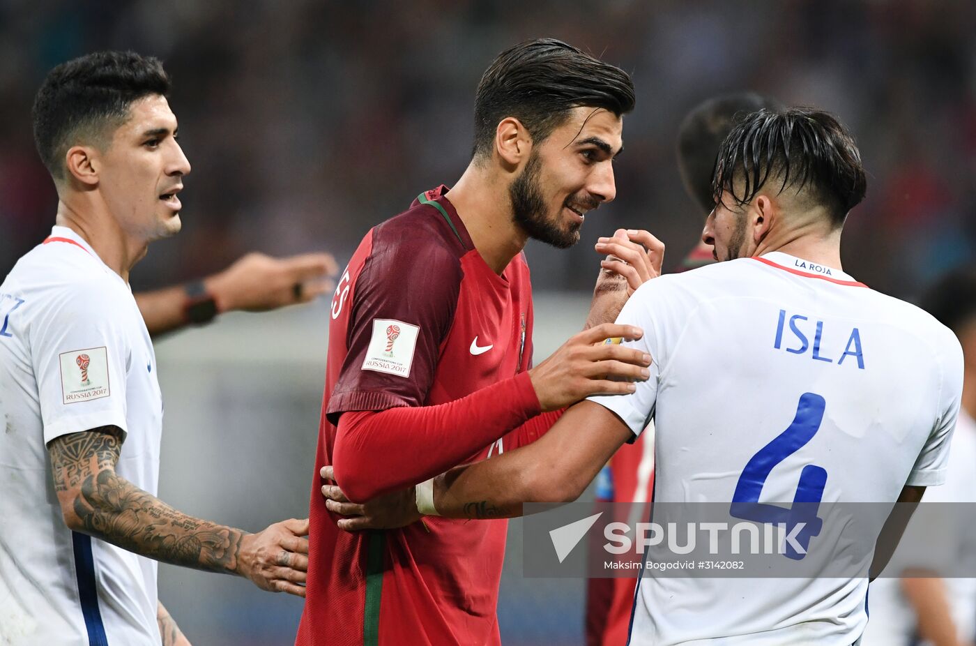 Football. 2017 FIFA Confederations Cup. Portugal vs. Chile
