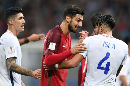 Football. 2017 FIFA Confederations Cup. Portugal vs. Chile