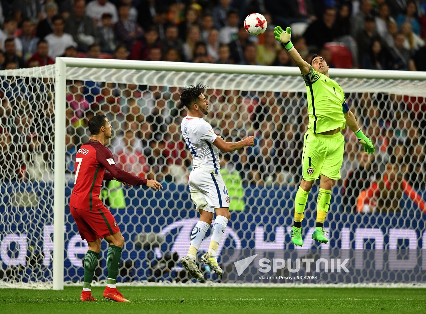 Football. 2017 FIFA Confederations Cup. Portugal vs. Chile