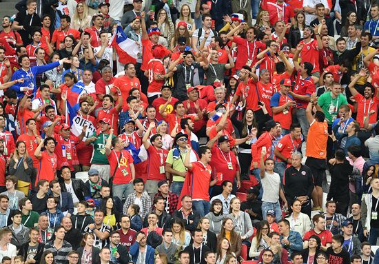 Football. 2017 FIFA Confederations Cup. Portugal vs. Chile