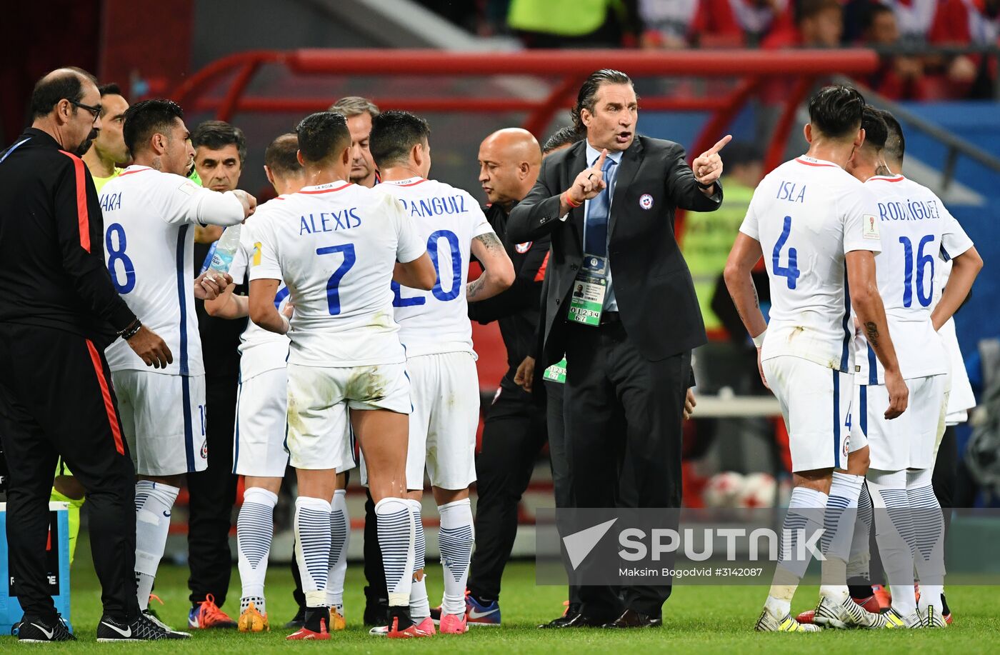 Football. 2017 FIFA Confederations Cup. Portugal vs. Chile