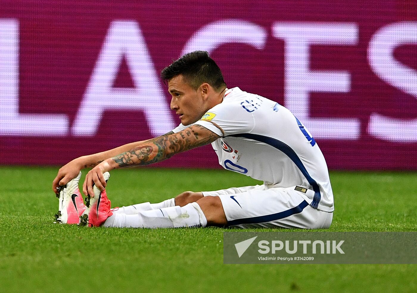 Football. 2017 FIFA Confederations Cup. Portugal vs. Chile