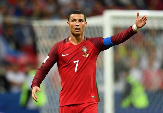 Football. 2017 FIFA Confederations Cup. Portugal vs. Chile