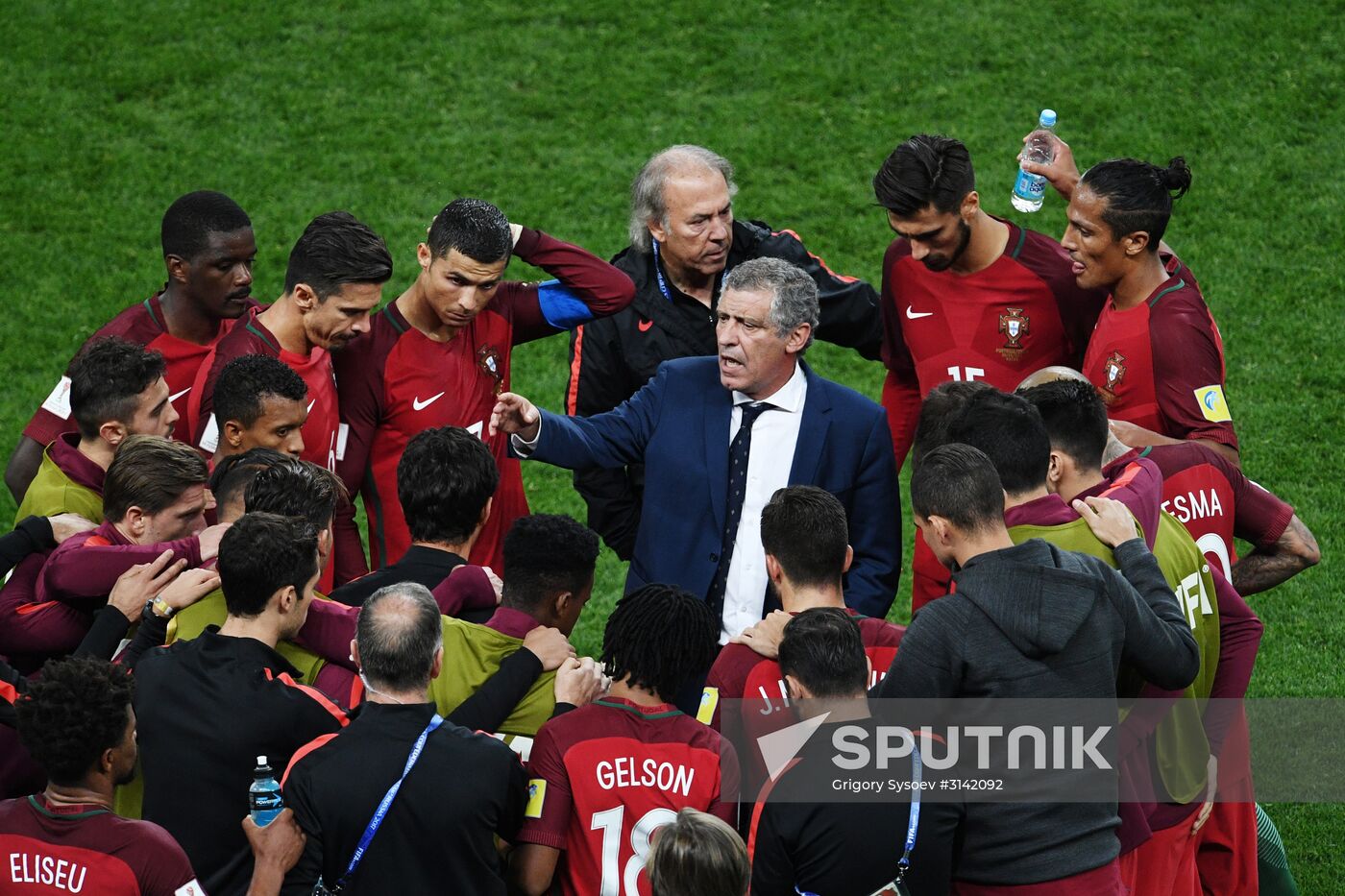 Football. 2017 FIFA Confederations Cup. Portugal vs. Chile