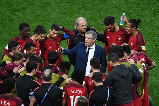 Football. 2017 FIFA Confederations Cup. Portugal vs. Chile