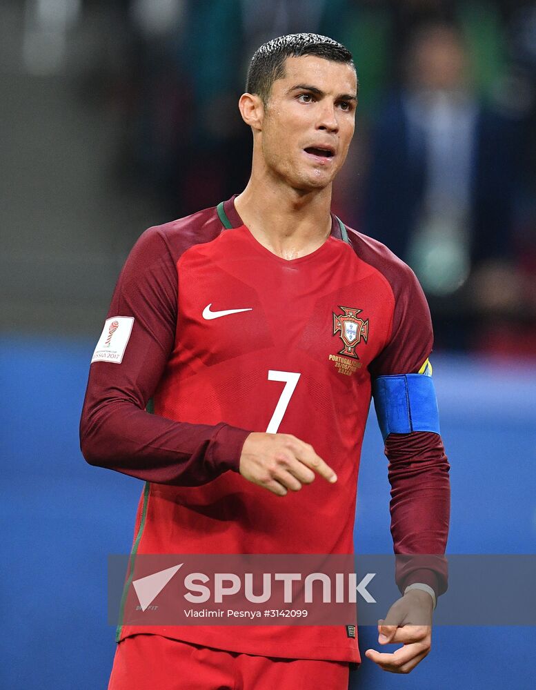 Football. 2017 FIFA Confederations Cup. Portugal vs. Chile