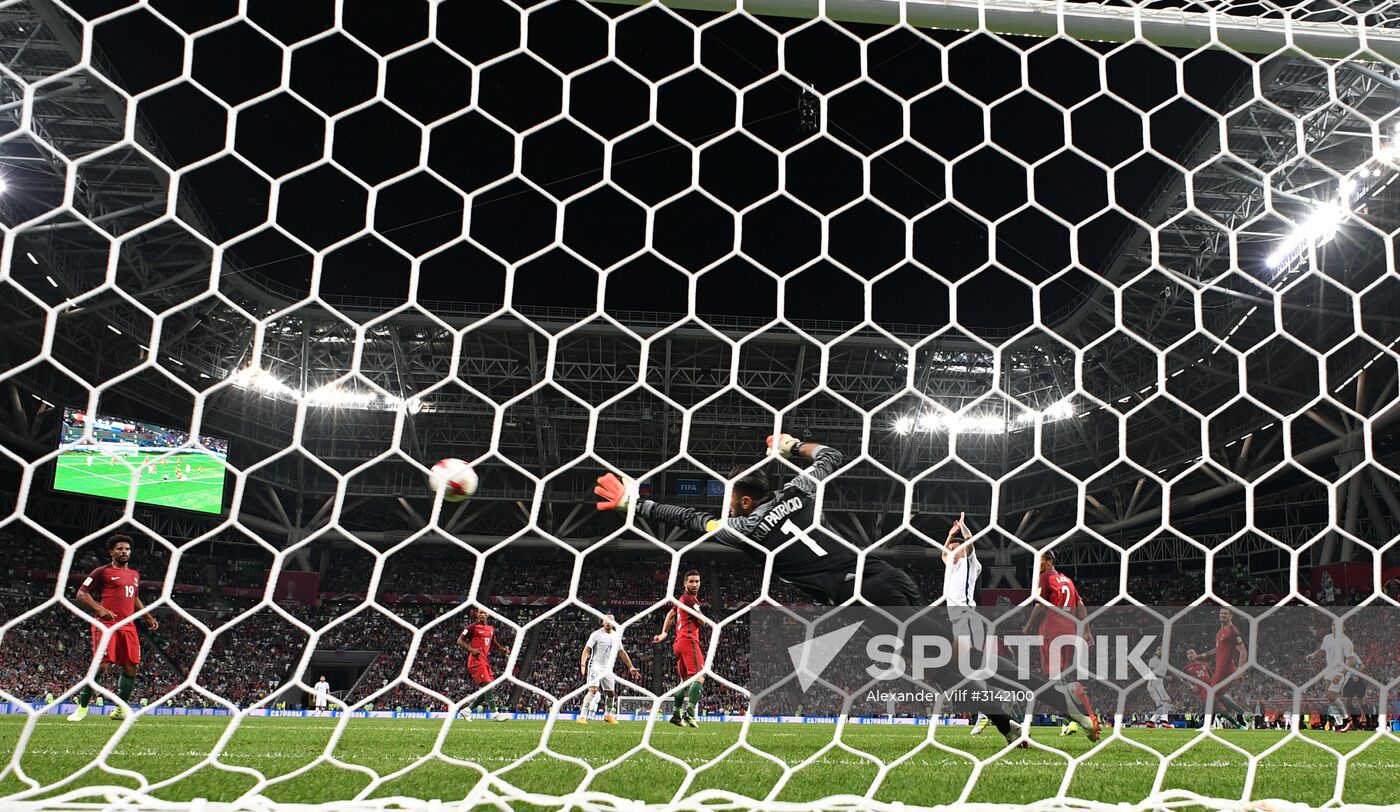 Football. 2017 FIFA Confederations Cup. Portugal vs. Chile