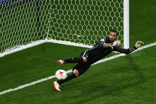 Football. 2017 FIFA Confederations Cup. Portugal vs. Chile
