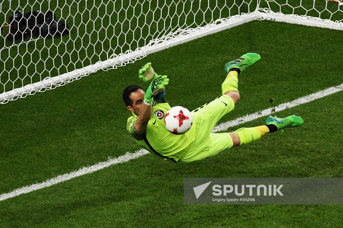 Football. 2017 FIFA Confederations Cup. Portugal vs. Chile