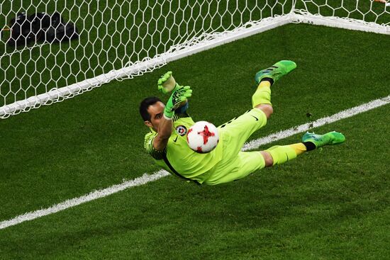 Football. 2017 FIFA Confederations Cup. Portugal vs. Chile