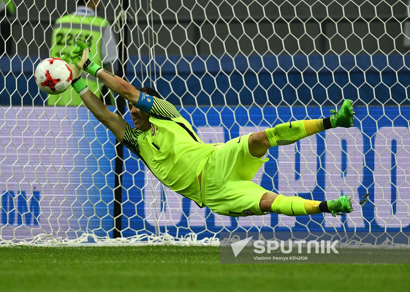 Football. 2017 FIFA Confederations Cup. Portugal vs. Chile