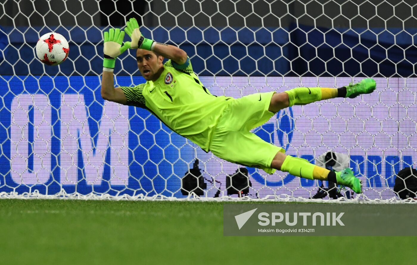 Football. 2017 FIFA Confederations Cup. Portugal vs. Chile