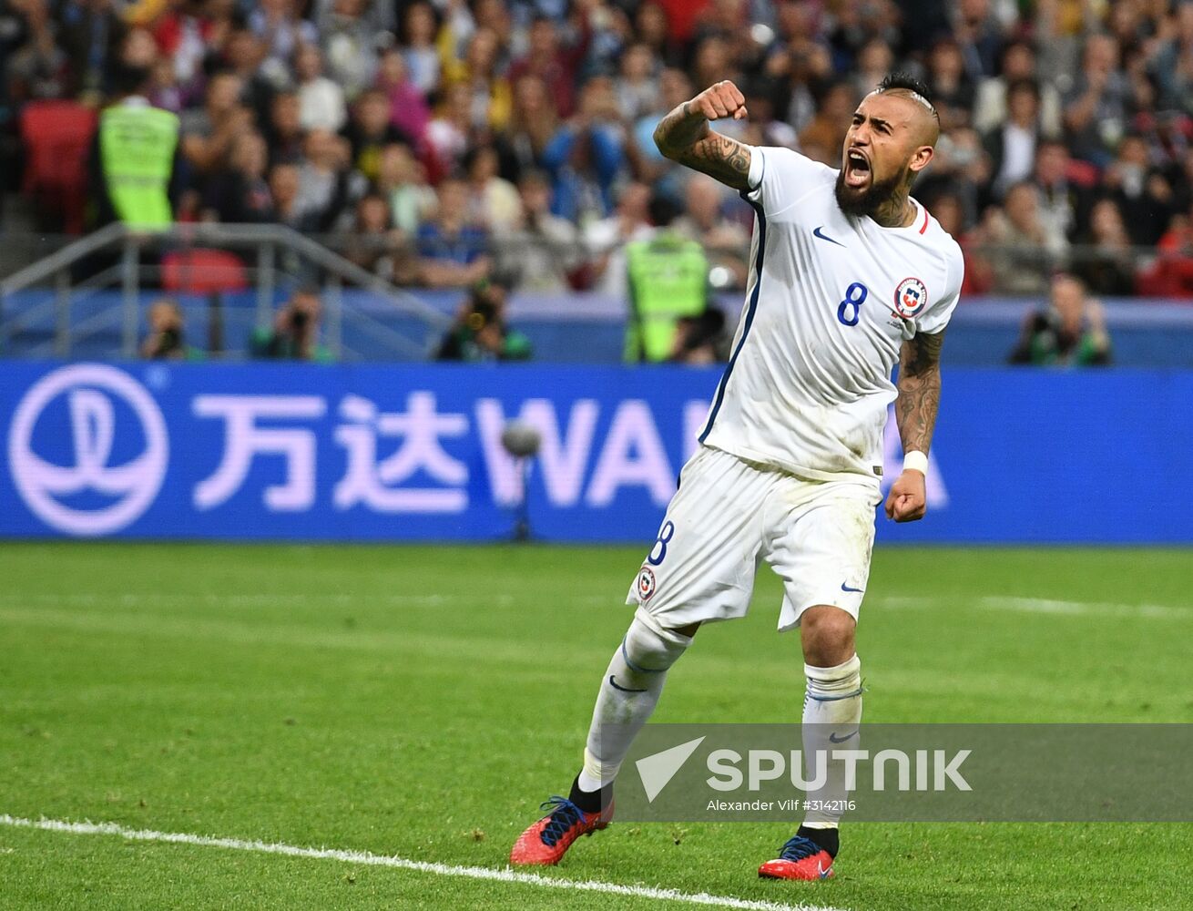 Football. 2017 FIFA Confederations Cup. Portugal vs. Chile