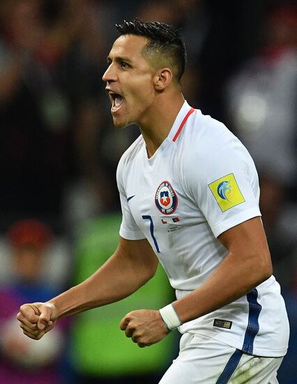 Football. 2017 FIFA Confederations Cup. Portugal vs. Chile