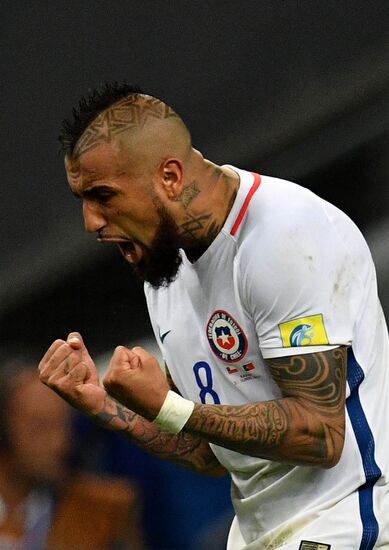 Football. 2017 FIFA Confederations Cup. Portugal vs. Chile