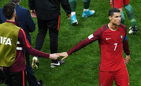 Football. 2017 FIFA Confederations Cup. Portugal vs. Chile