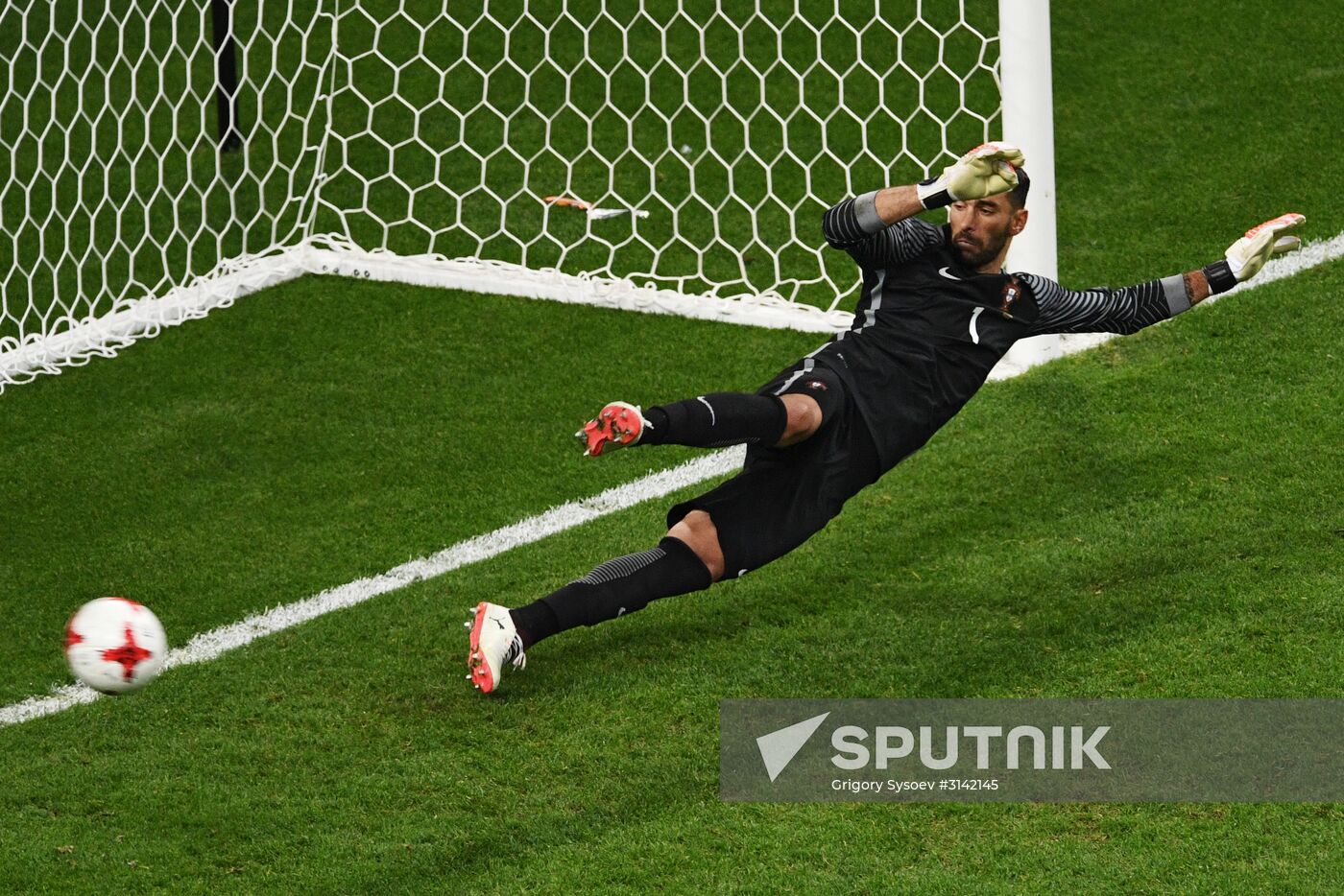 Football. 2017 FIFA Confederations Cup. Portugal vs. Chile