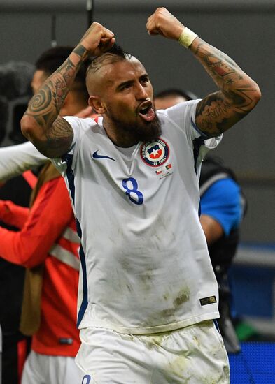 Football. 2017 FIFA Confederations Cup. Portugal vs. Chile