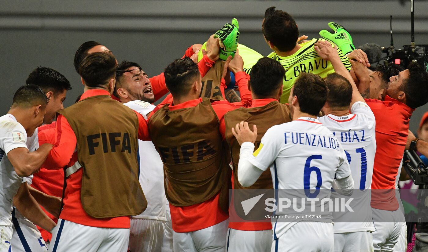 Football. 2017 FIFA Confederations Cup. Portugal vs. Chile