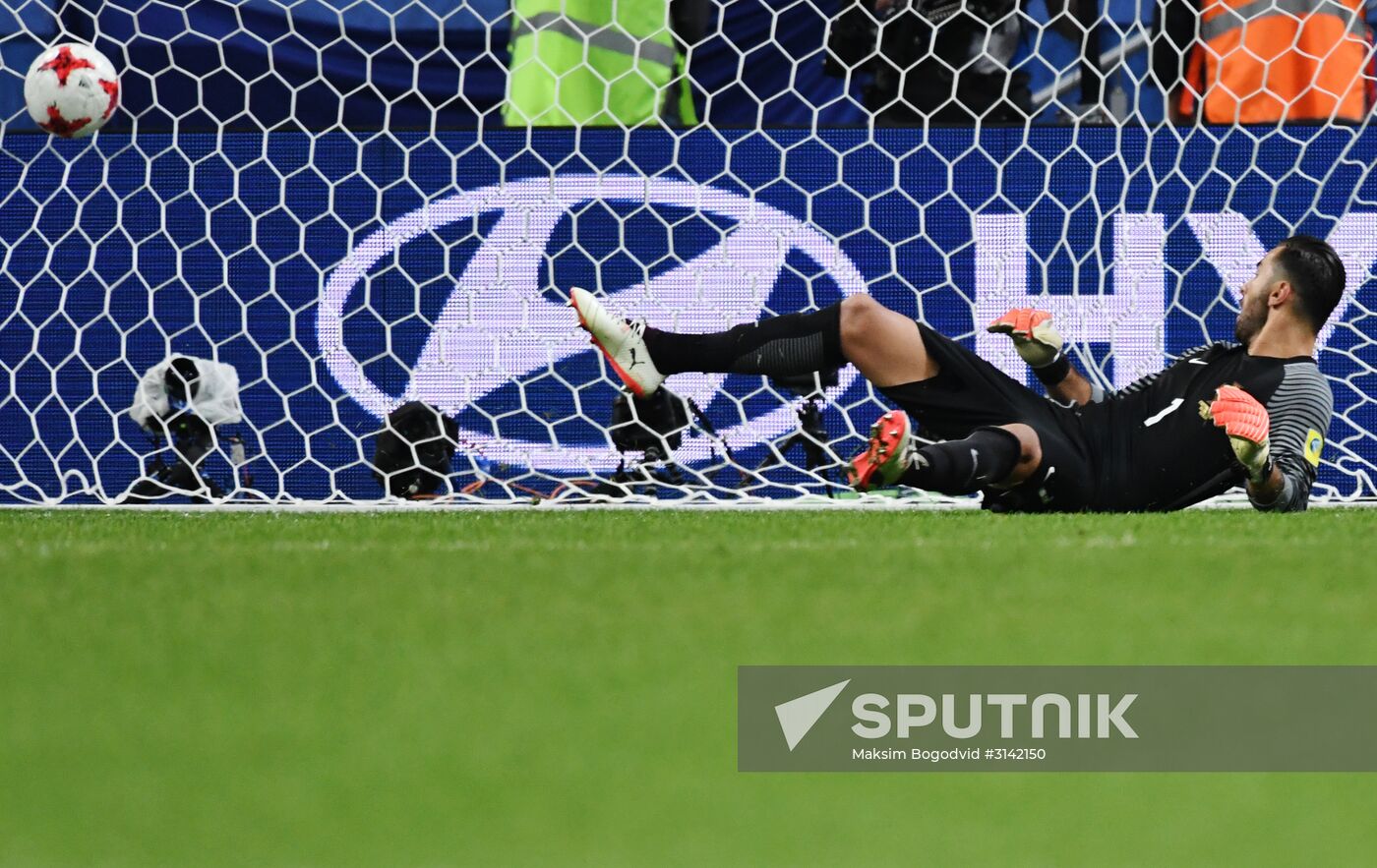 Football. 2017 FIFA Confederations Cup. Portugal vs. Chile