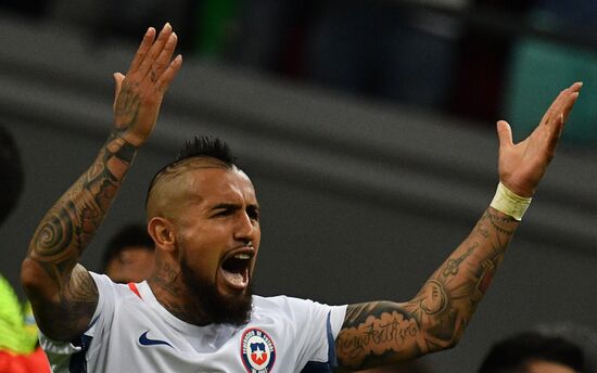 Football. 2017 FIFA Confederations Cup. Portugal vs. Chile