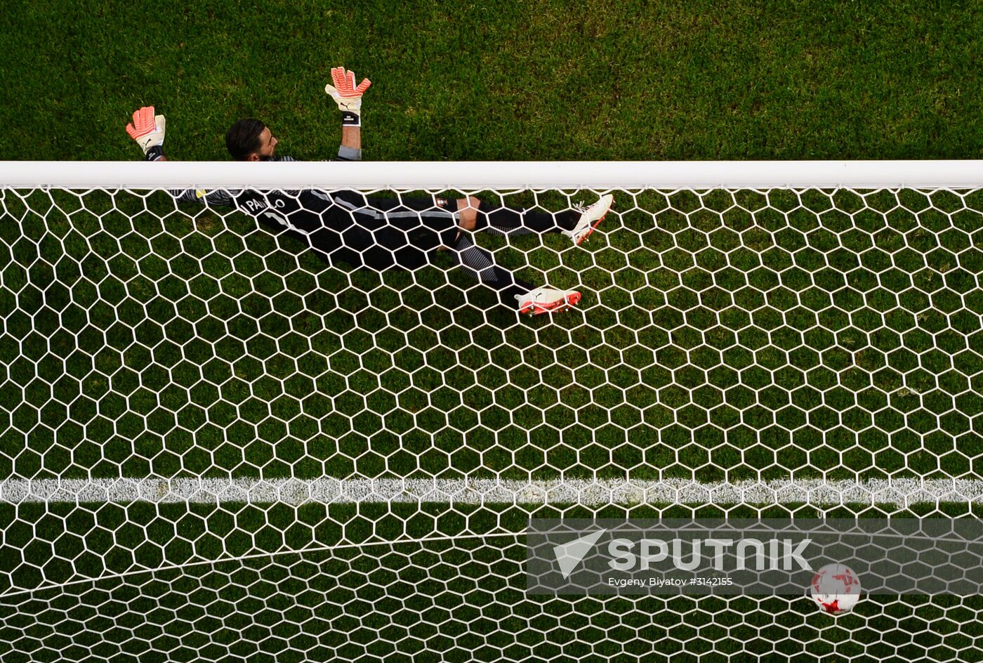 Football. 2017 FIFA Confederations Cup. Portugal vs. Chile