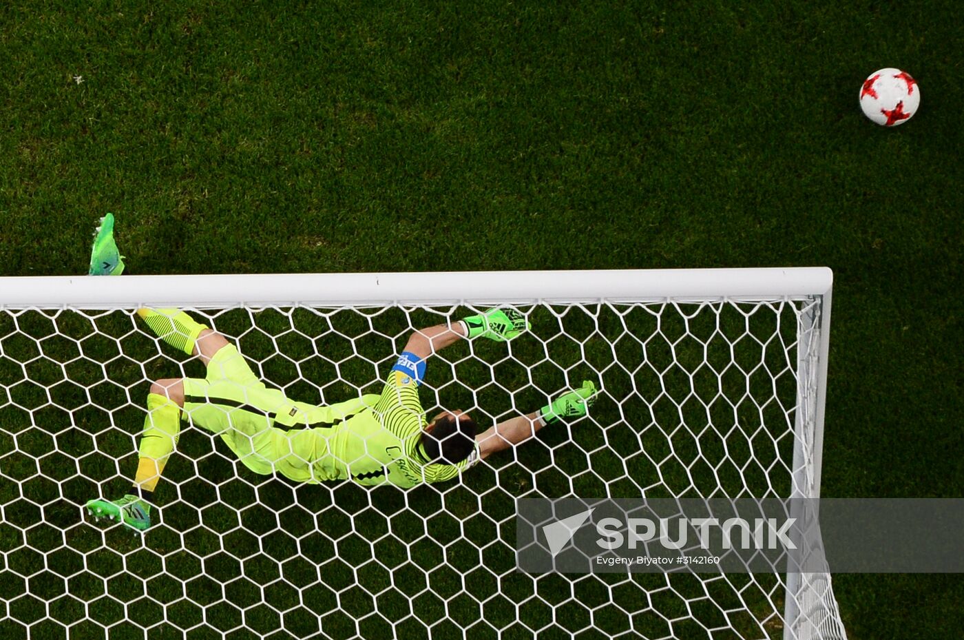 Football. 2017 FIFA Confederations Cup. Portugal vs. Chile