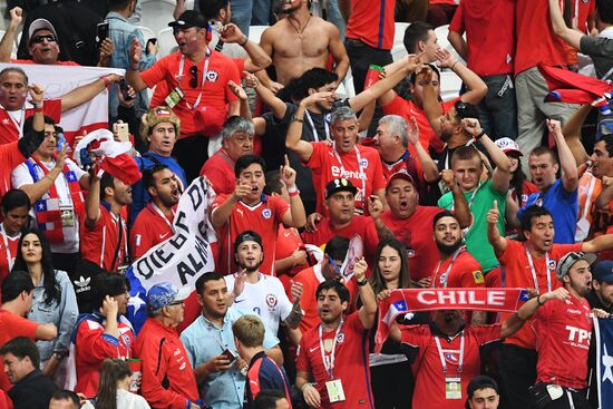 Football. 2017 FIFA Confederations Cup. Portugal vs. Chile