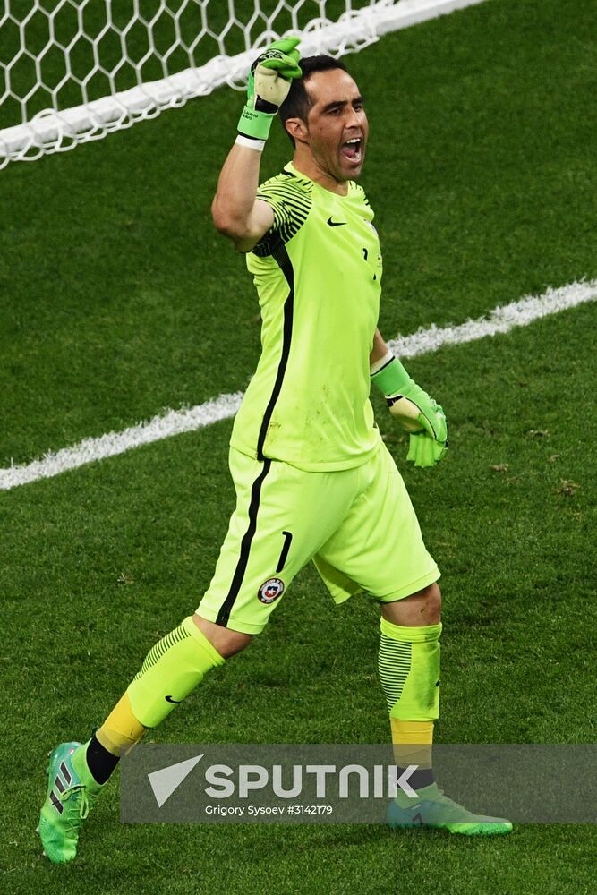 Football. 2017 FIFA Confederations Cup. Portugal vs. Chile