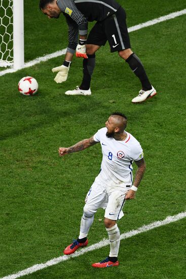 Football. 2017 FIFA Confederations Cup. Portugal vs. Chile