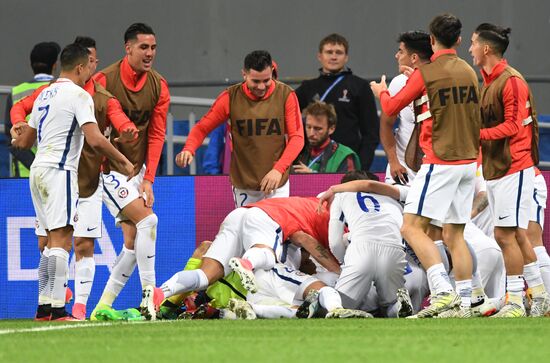 Football. 2017 FIFA Confederations Cup. Portugal vs. Chile