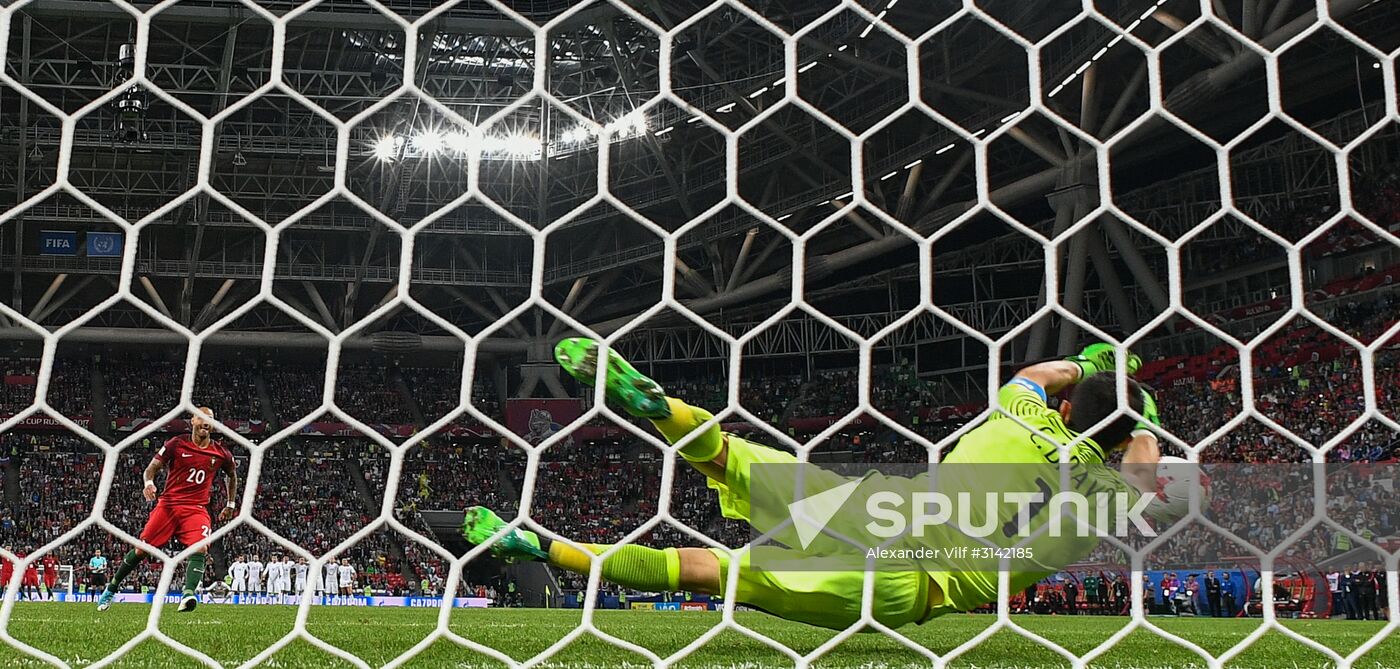 Football. 2017 FIFA Confederations Cup. Portugal vs. Chile