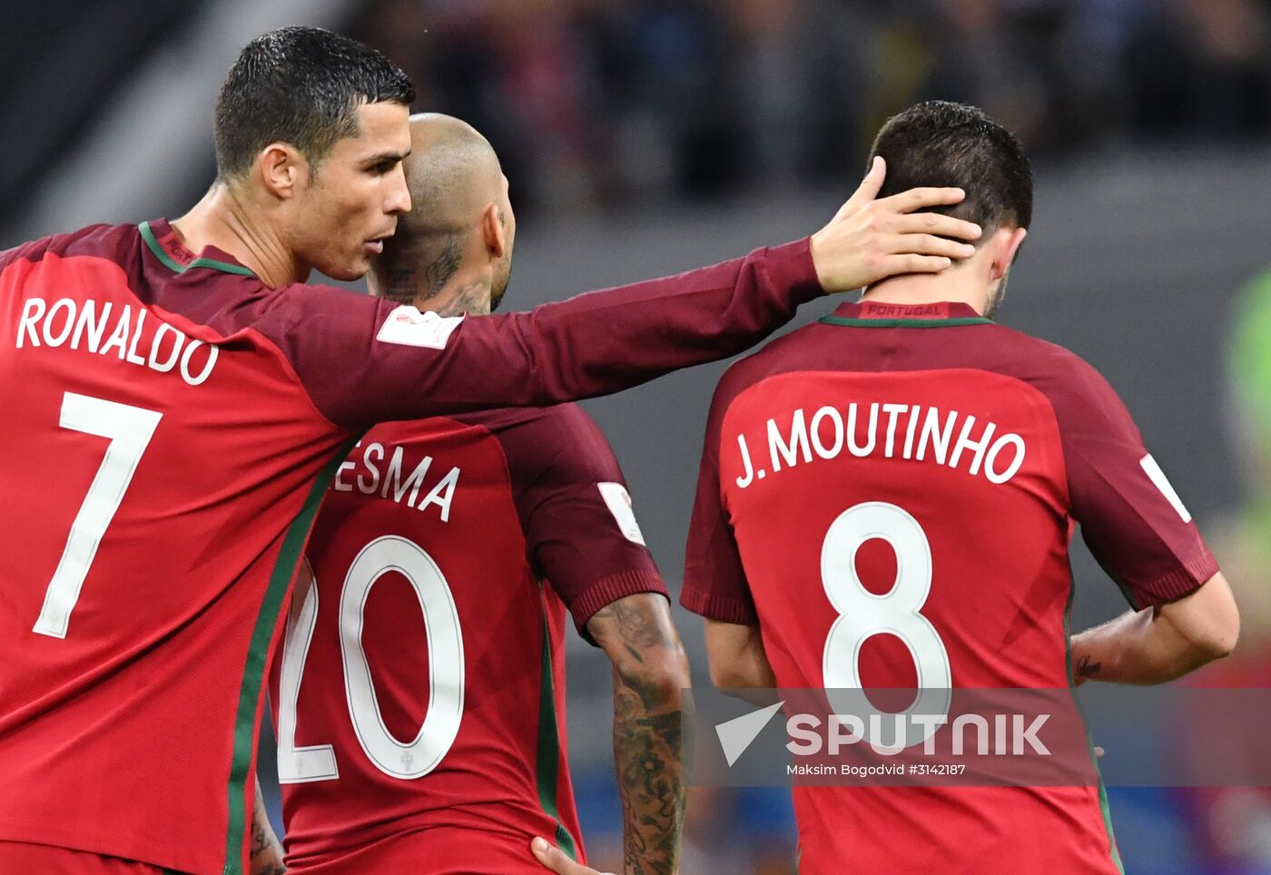 Football. 2017 FIFA Confederations Cup. Portugal vs. Chile
