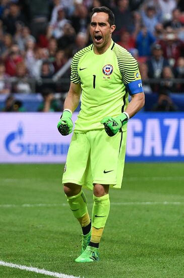 Football. 2017 FIFA Confederations Cup. Portugal vs. Chile